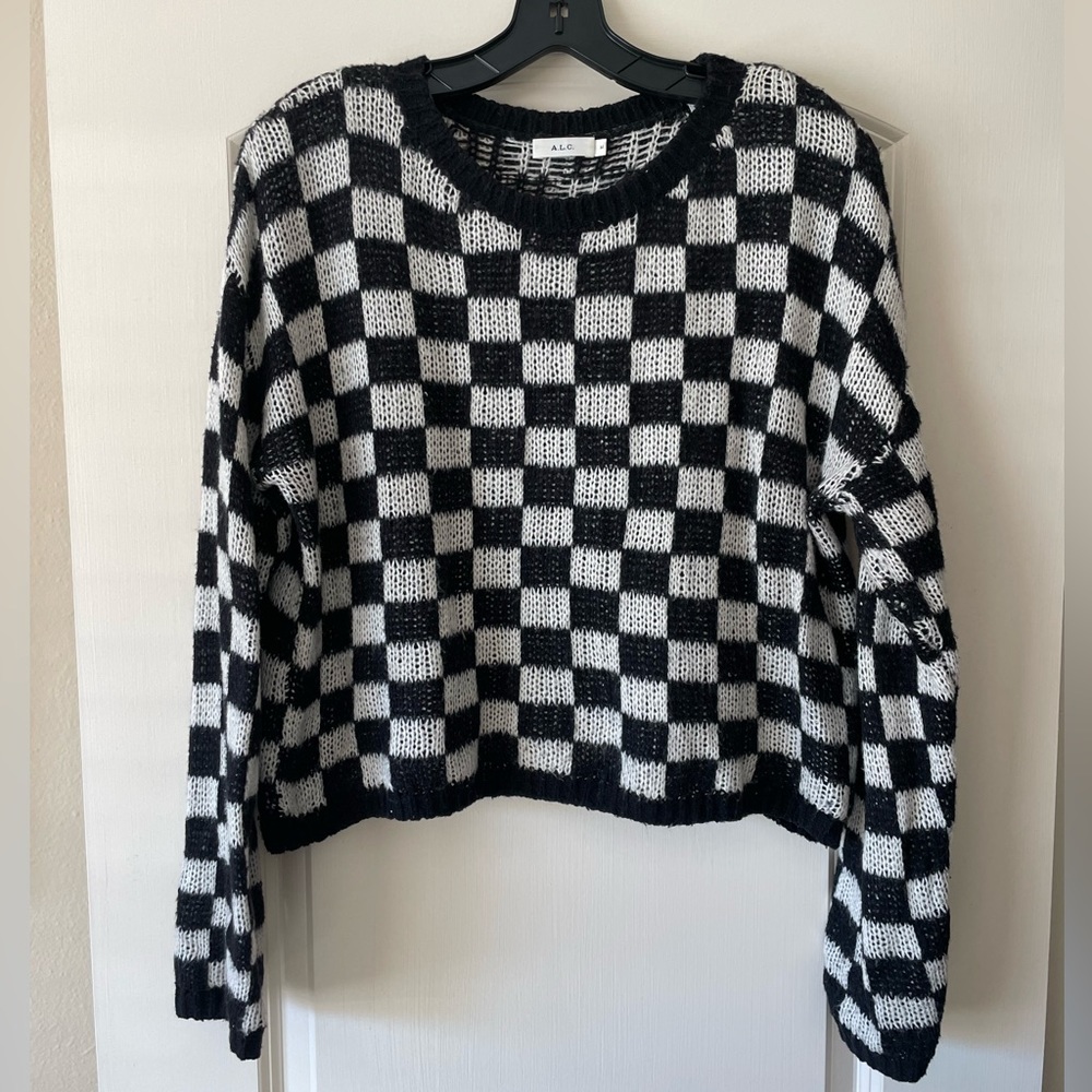 🩷Sold🩷 A.L.C. | Remington Checkered Sweater